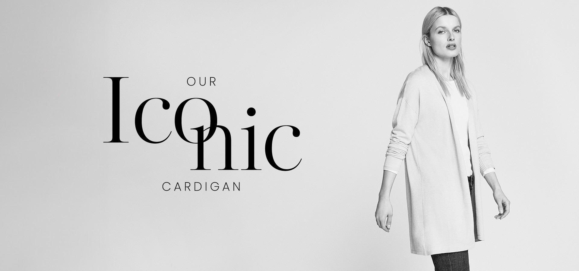 Our iconic cardigan